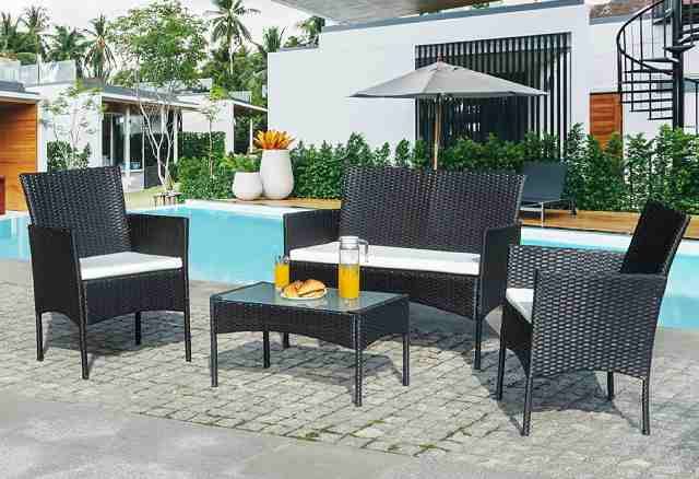12 Weather-Resistant Patio Furniture Sets - Vurni pertaining to Long-term value of weather-resistant materials in garden furniture