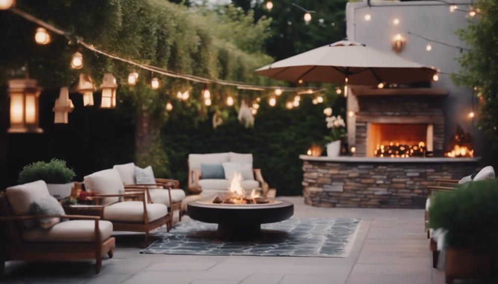 15 Best Alfresco Outdoor Living Spaces To Elevate Your Outdoor ... regarding Navy Blue Outdoor Deep Seating Pillow And Cushion Set, 23"X25