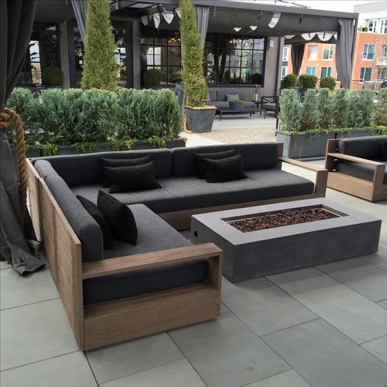 18 Comfy And Stylish Outdoor Seating Ideas - Shelterness with regard to Creating Functional Outdoor Entertainment Areas with Sectional Sofas