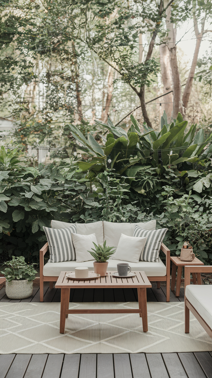 20 Outdoor Sofa Ideas For Modern Lounge Areas And Space-Saving Patios within Choosing the perfect white Kuna outdoor sofa for small patios and large entertaining areas