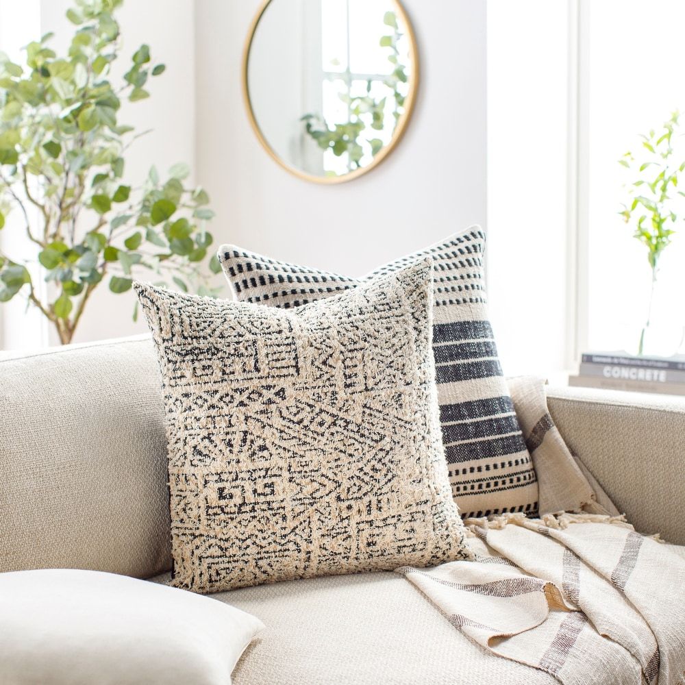 20 X 20 Pillow Covers Throw Pillows - Bed Bath &amp; Beyond within Elevating Your Decor with the 20x20 Noble Indigo Pillow