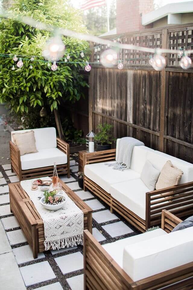 33 Outdoor Living Space Ideas For A Porch, Yard Or Patio Upgrade with regard to Elevate Your Outdoor Living Space with Deep Seating Navy Blue Accents