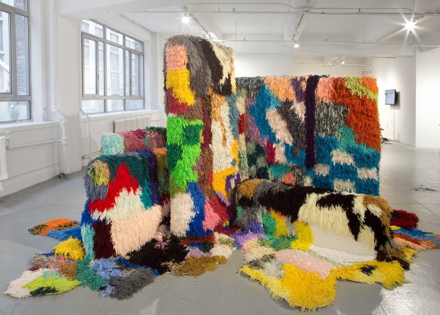 5 Textile Artists You Should Know - Metropolis pertaining to Little Arrow Design Co Watercolor Buffalo Check, Black Outdoor Throw Pillow, 20"