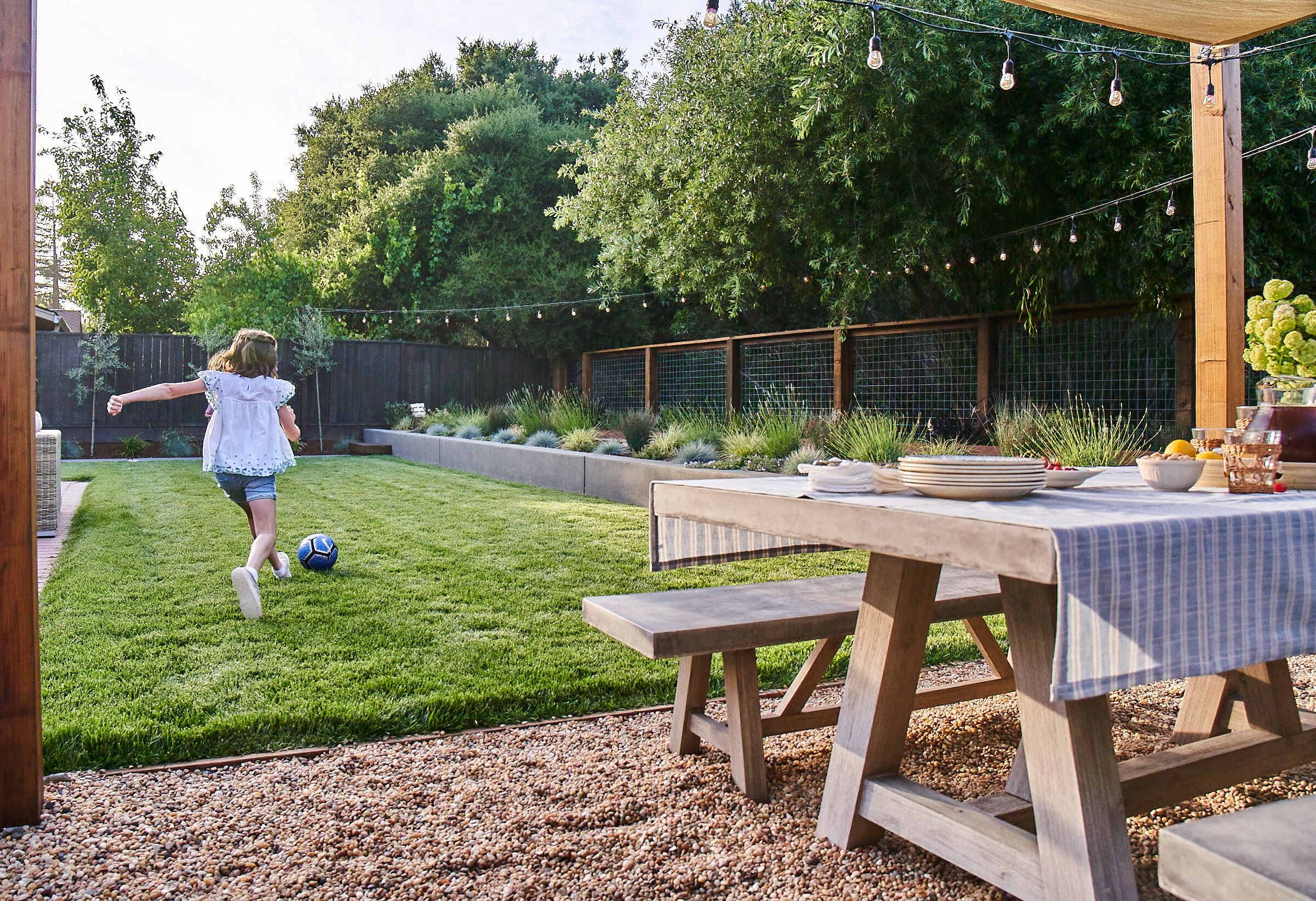 5 Ways To Add Function To Outdoor Spaces | Yardzen within Monterey Outdoor Sofa, 74", Washed Brown, Fsc