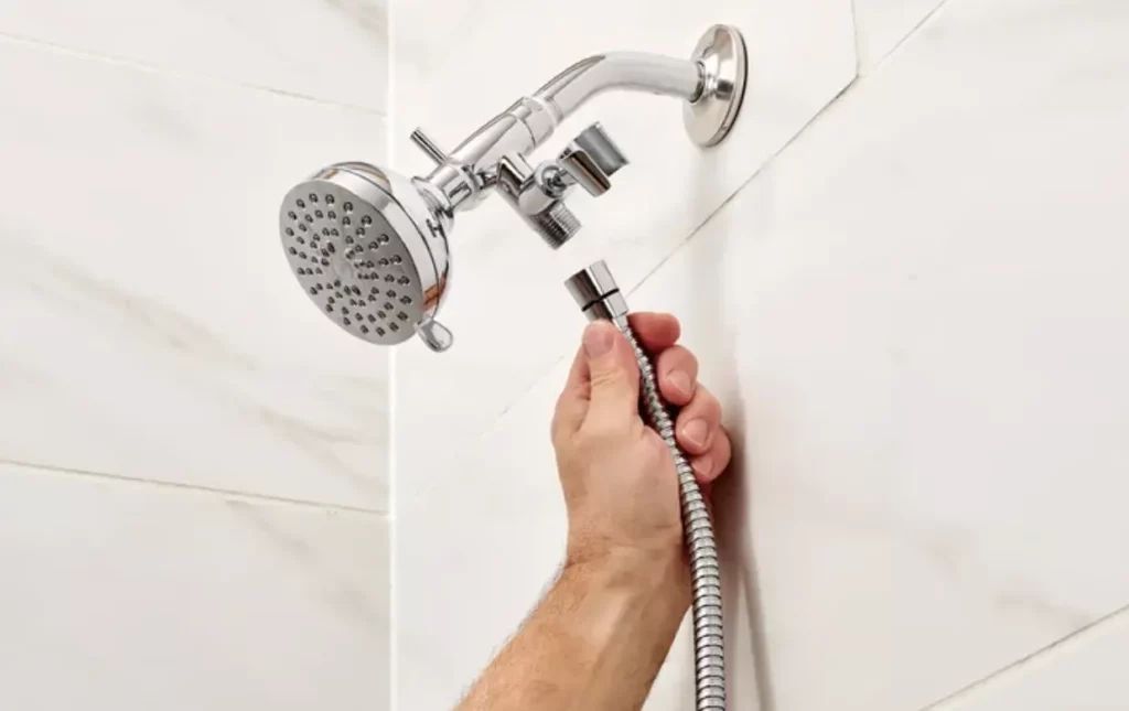 5 Ways To Add Handheld Showerhead To An Existing Shower » Gorilla Rooms intended for Replace Handheld Shower Head Without Tools