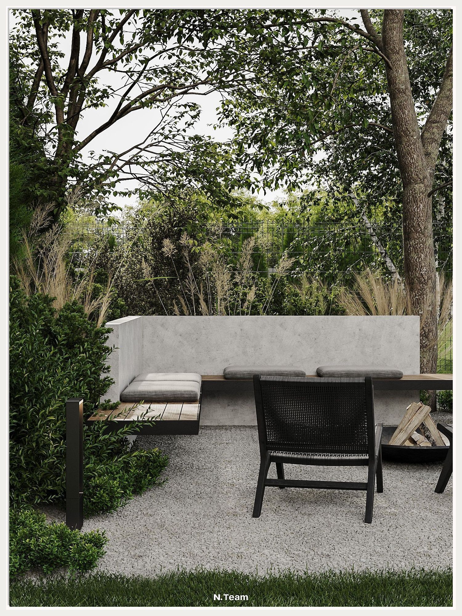 8 Creative Patio Ideas To Transform Your Outdoor Space Into A Relaxing ... in Modway Fortuna 7-Piece Fabric Patio Sectional Sofa Set In White/Gray