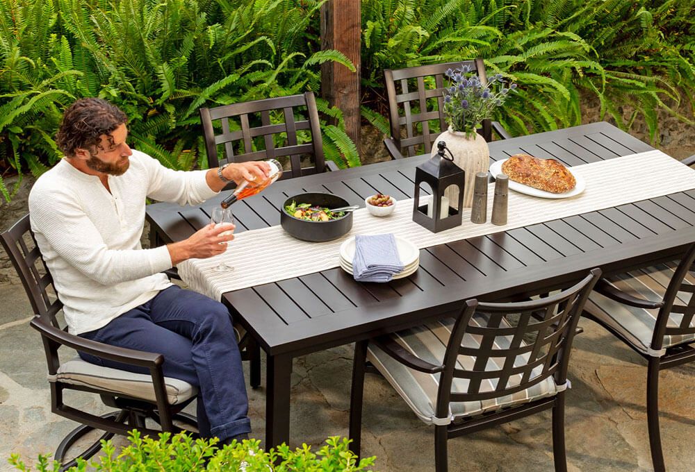 9 Best Outdoor And Patio Dining Sets To Buy Online pertaining to Riverside 5 Piece Outdoor Patio Aluminum Set White Gray