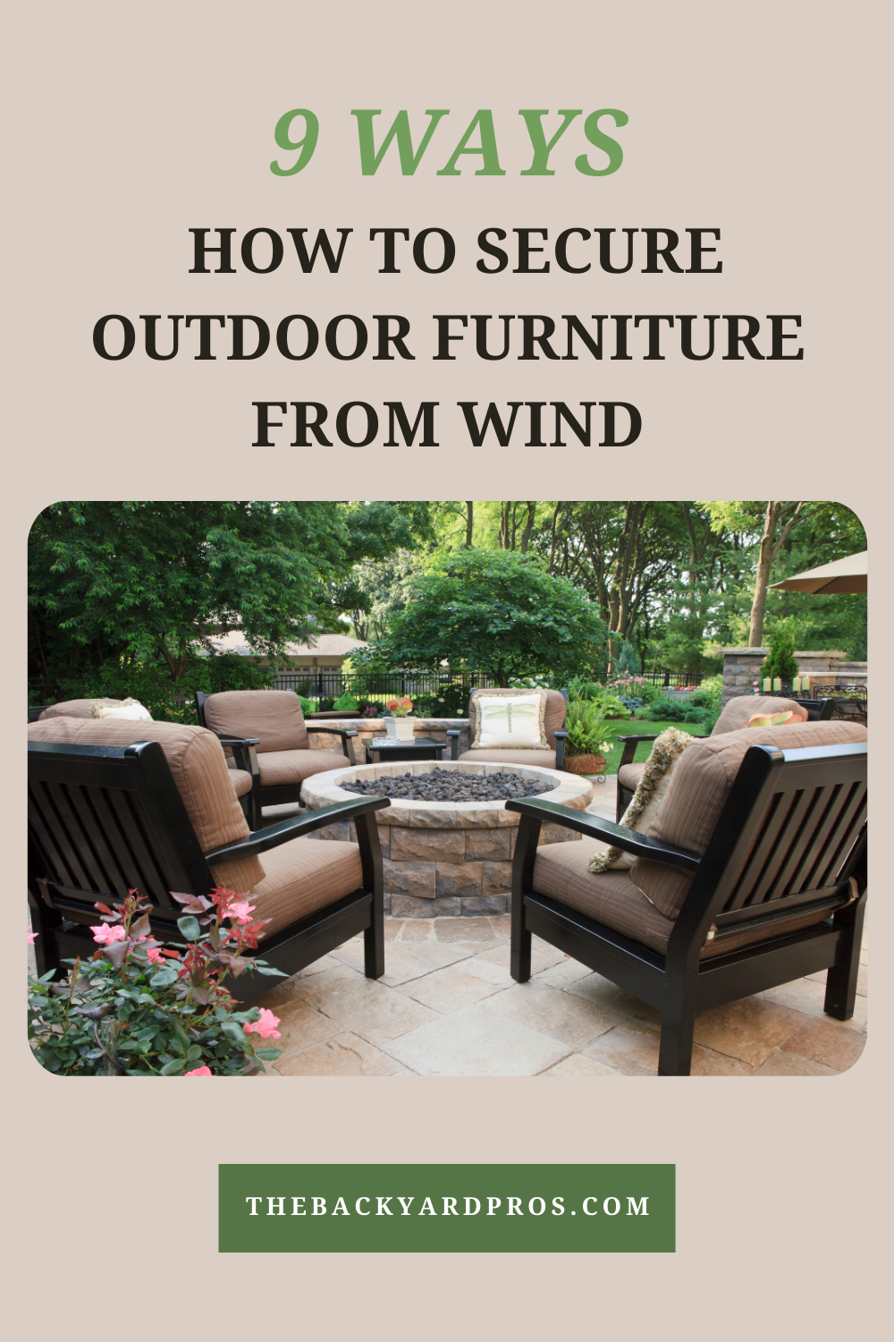 9 Ways To Secure Your Outdoor Furniture From Wind within Sonoma Outdoor Sofa, 88", Weathered Grey, Fsc