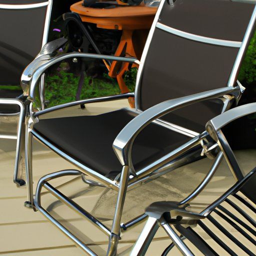 Aluminum Patio Chairs: Benefits, Styles, Care And Maintenance ... throughout Stance Outdoor Patio Aluminum Sofa