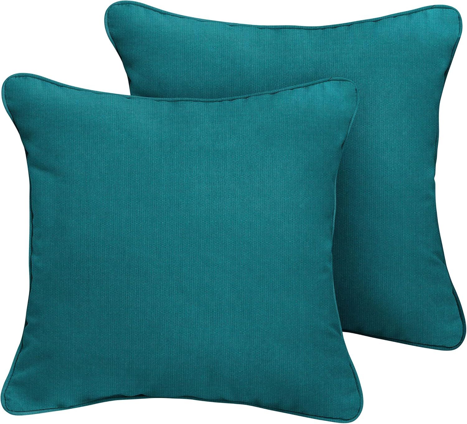 Amazon.com : Sorra Home X Sunbrella - Sunbrella Spectrum Peacock ... pertaining to How Sunbrella Peacock Outdoor Pillows Transform Patio Spaces and Comfort