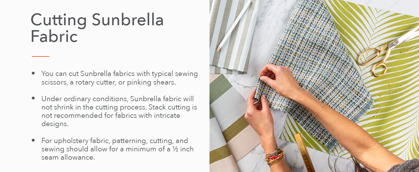 Amazon.com: Sunbrella Fabric By The Yard | Official Sunbrella Seller ... regarding Material science behind Sunbrella's outdoor fabric performance