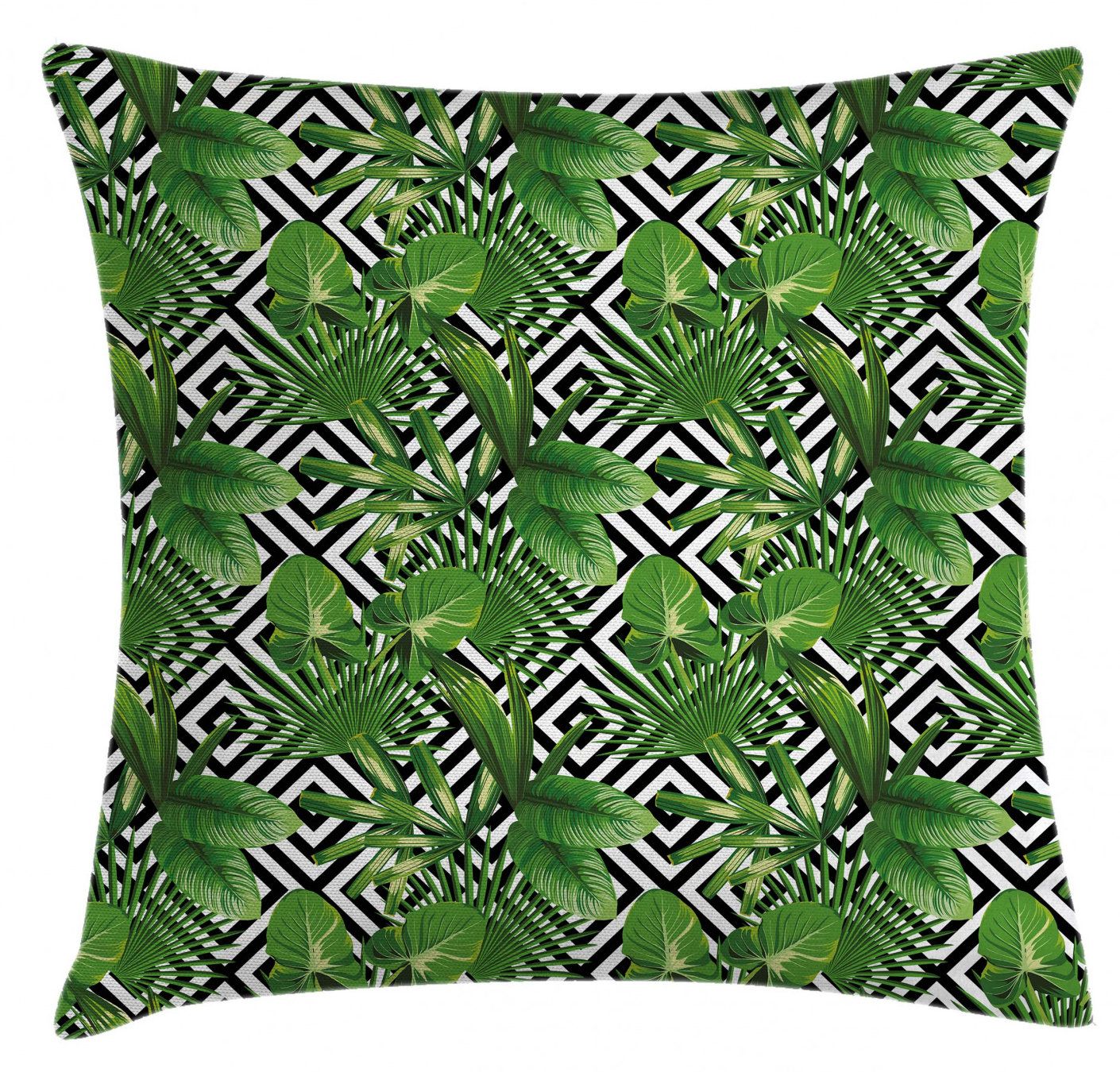 Ambesonne Coconut Palm Tree Indoor / Outdoor Geometric 26" Throw Pillow ... with regard to Black Geometric Arrow Outdoor Throw Pillow, 14"X20"