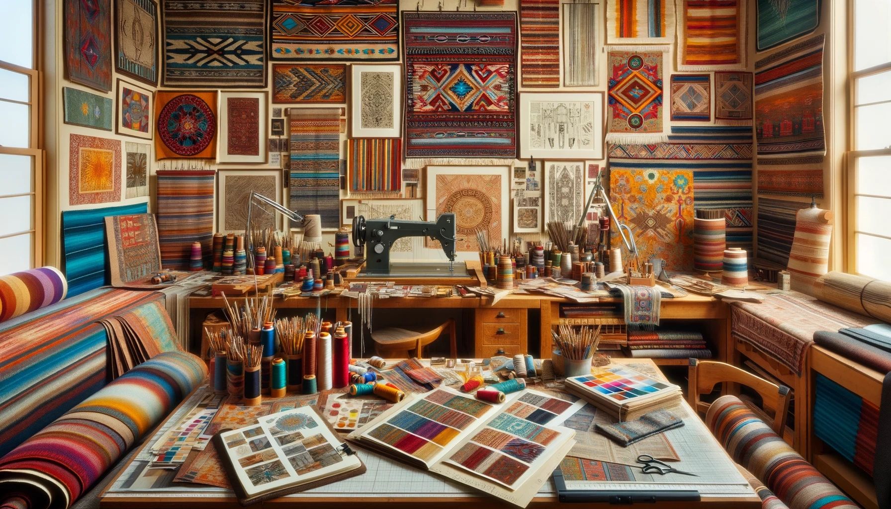 American Textile Designers: A Tapestry Of Innovation And Artistry ... intended for Little Arrow Design Co Watercolor Buffalo Check, Black Outdoor Throw Pillow, 20"