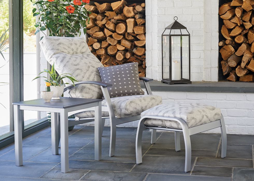 Belle Isle Cushion – Pasco Patio throughout Belle Isle Cushion 3-Seat Outdoor Sofa, Proven Denim/Graphite