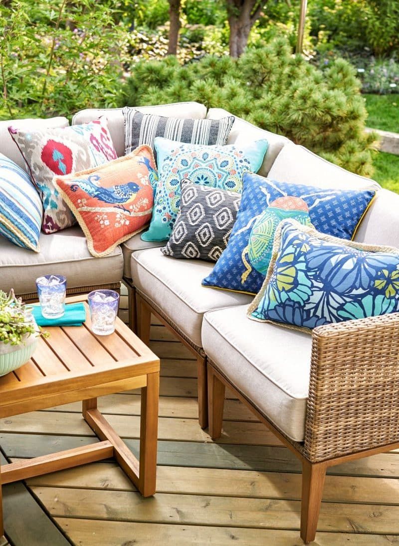 Best Outdoor Throw Pillow Ideas As Voted By Clients That Bought Them! regarding Luxe Stripe Charcoal Indoor/Outdoor Performance Pillow, 12"X20"