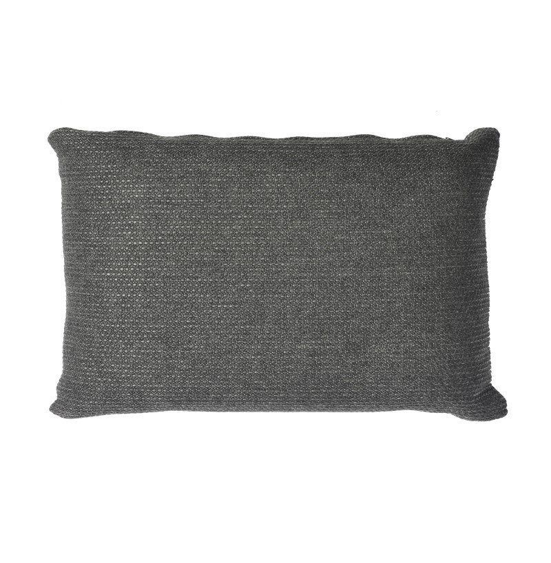 Borek Outdoor Cushion - Charcoal - Wilhelmina Designs with regard to Sunbrella Canvas Charcoal Outdoor Corded Cushion Set, 22"X22"