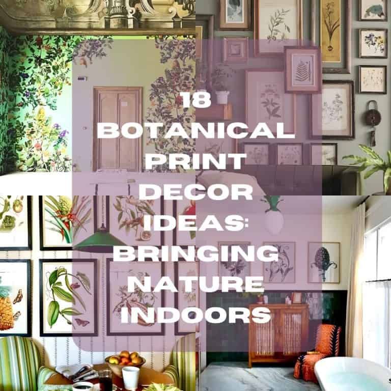 Botanical Prints Decor Ideas: Bringing Nature Indoors - The Shelfist. regarding Bringing Nature Indoors The Artistry of the Blue and Green Leaves Pillow