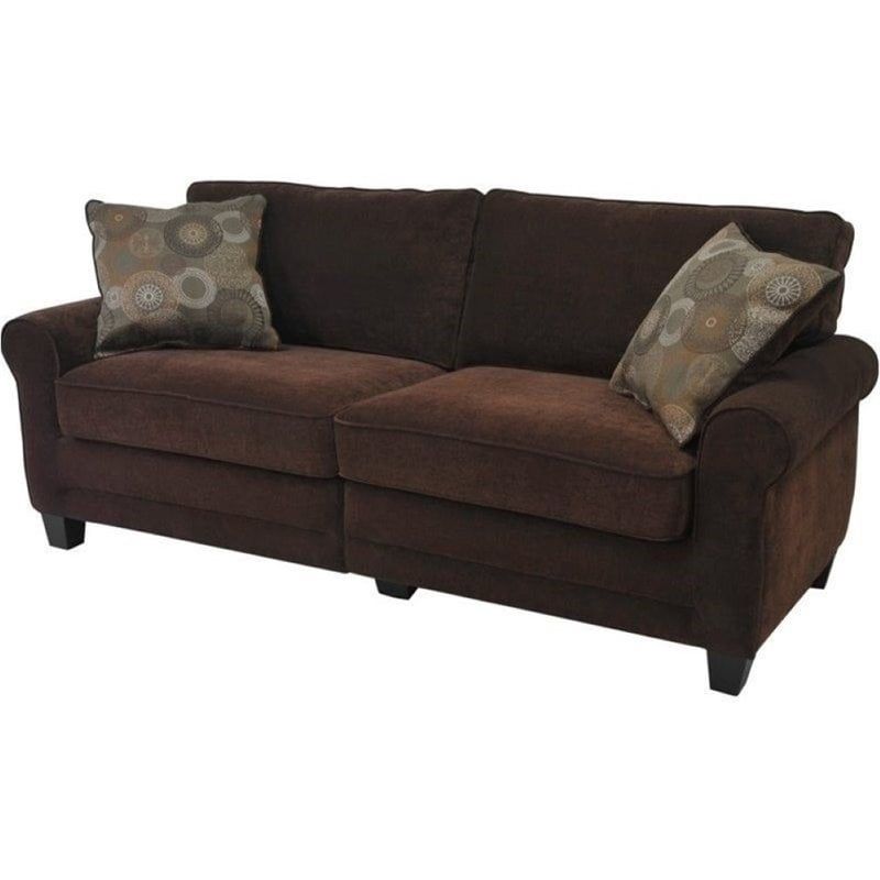 Bowery Hill Sofa In Rye Brown - Walmart.com with Comparing Bowery Hill Patio Sofas in Medium Brown with other outdoor furniture options