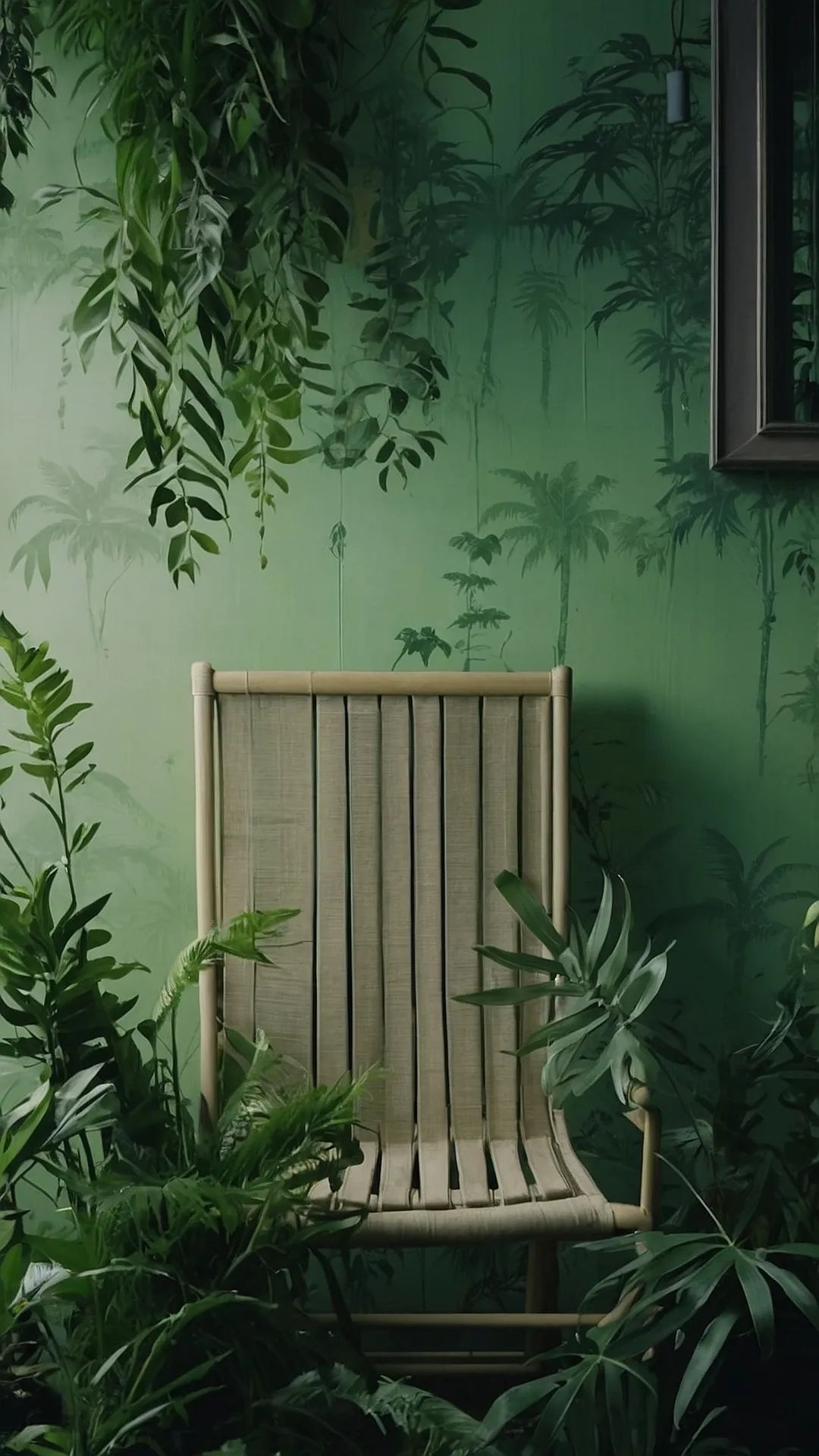Bringing Nature Indoors: 15 Green Aesthetic Wallpapers For Every Screen ... with regard to Bringing Nature Indoors The Artistry of the Blue and Green Leaves Pillow