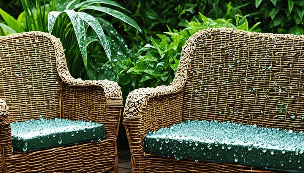 Can Wicker Furniture Be Left Outside In The Rain for How outdoor furniture maintenance affects long-term cushion performance