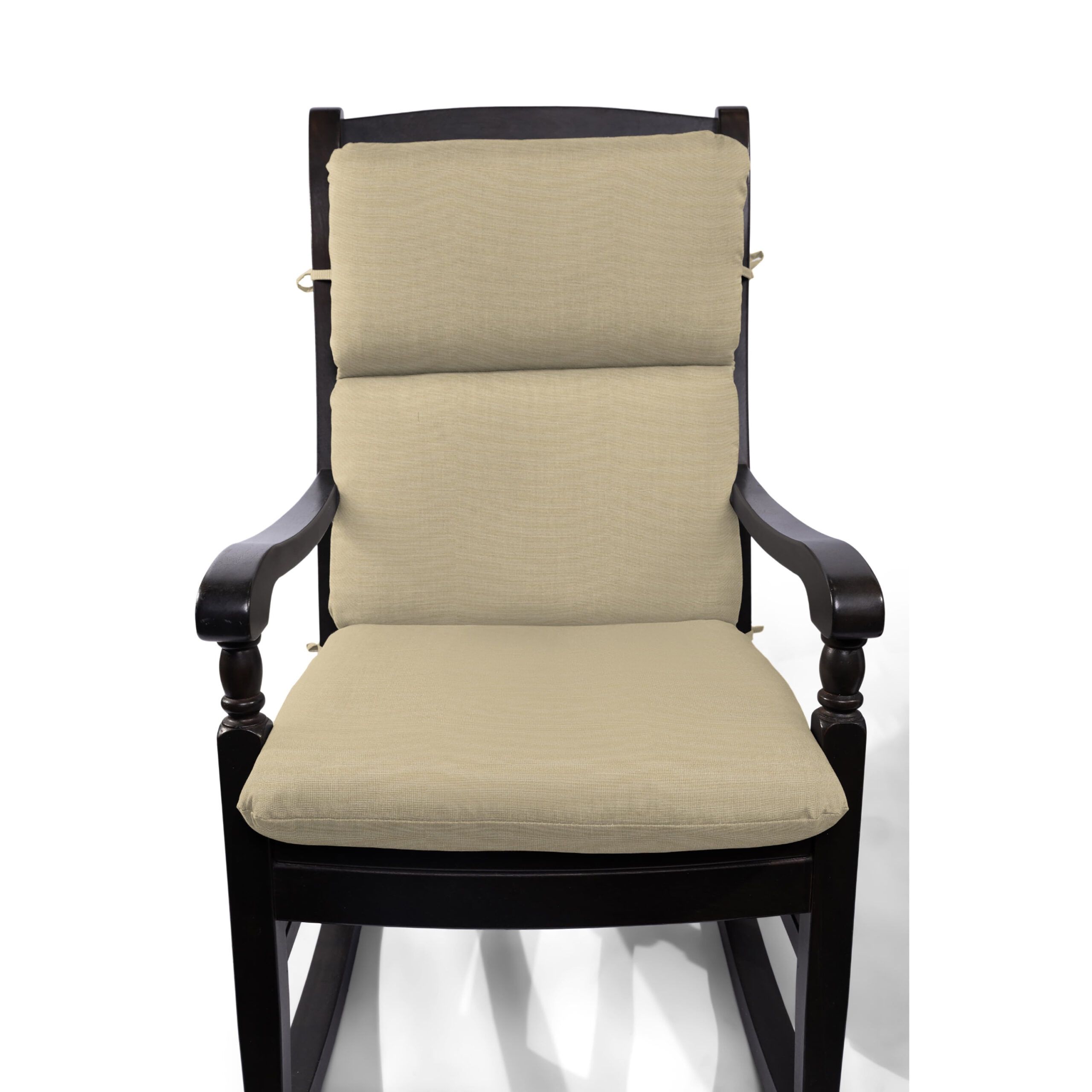 Casual Cushion Solid Sunbrella® Fabric 1-Piece Indoor/Outdoor Two Ply ... within Sunbrella Canvas Antique Beige Corded Deep Seating Cushion Set, 23.5X23