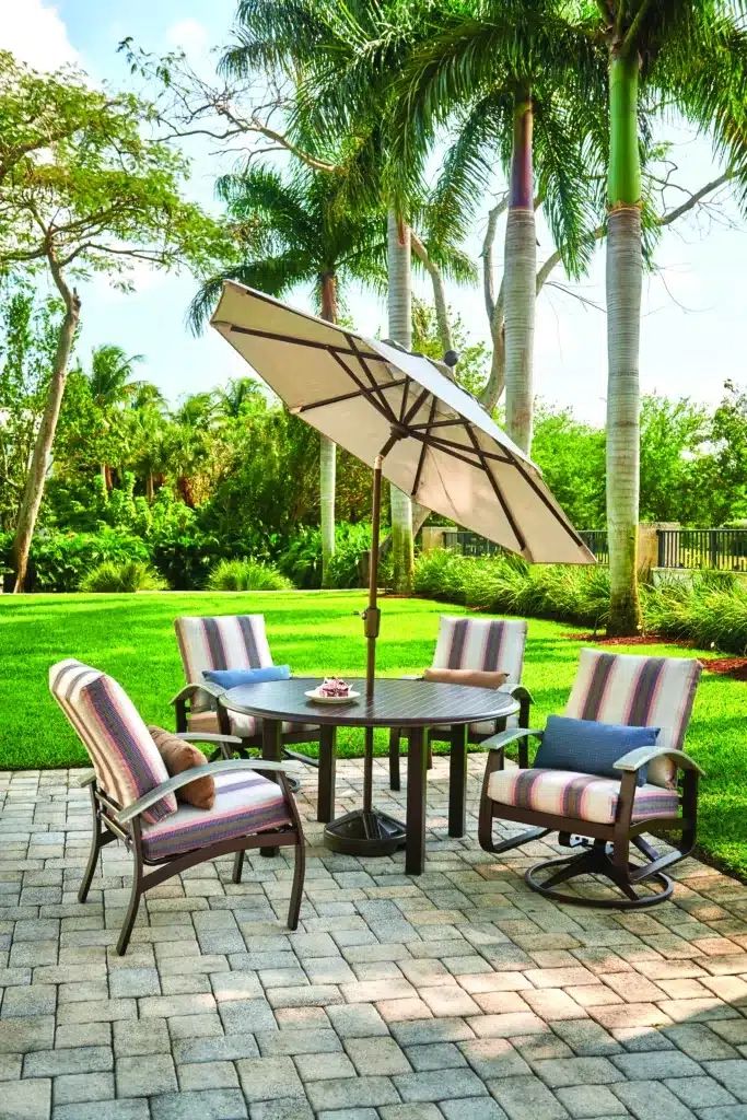 Choosing The Perfect Sunbrella Cushions: Create Your Ideal Outdoor Oasis within Redondo Sunbrella Upholstered Outdoor Sofa