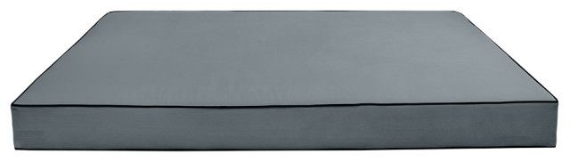 Contrast Pipe 6" Twin-Xl 80X39X6 Velvet Indoor Daybed Mattress Cover ... inside Analyzing the Role of Contrast Trim in Contemporary Mattress Covers