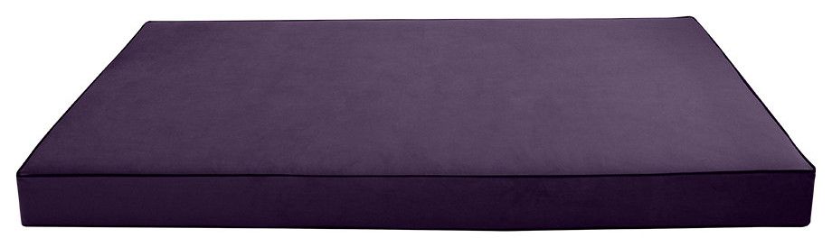 Contrast Pipe 8" Full 75X54X8 Velvet Indoor Daybed Mattress Cover Only ... throughout
