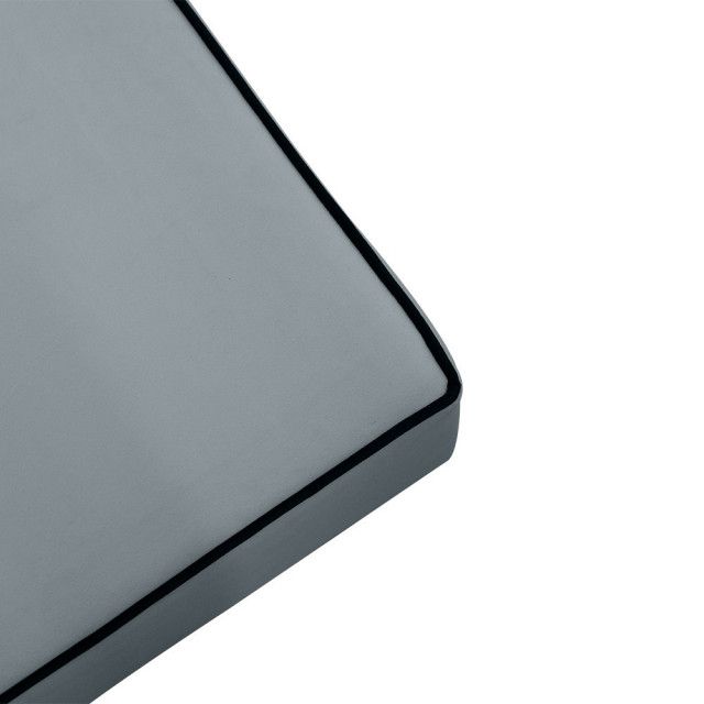 Contrast Pipe 8" Twin-Xl 80X39X8 Velvet Indoor Daybed Mattress Cover ... in Cover Only