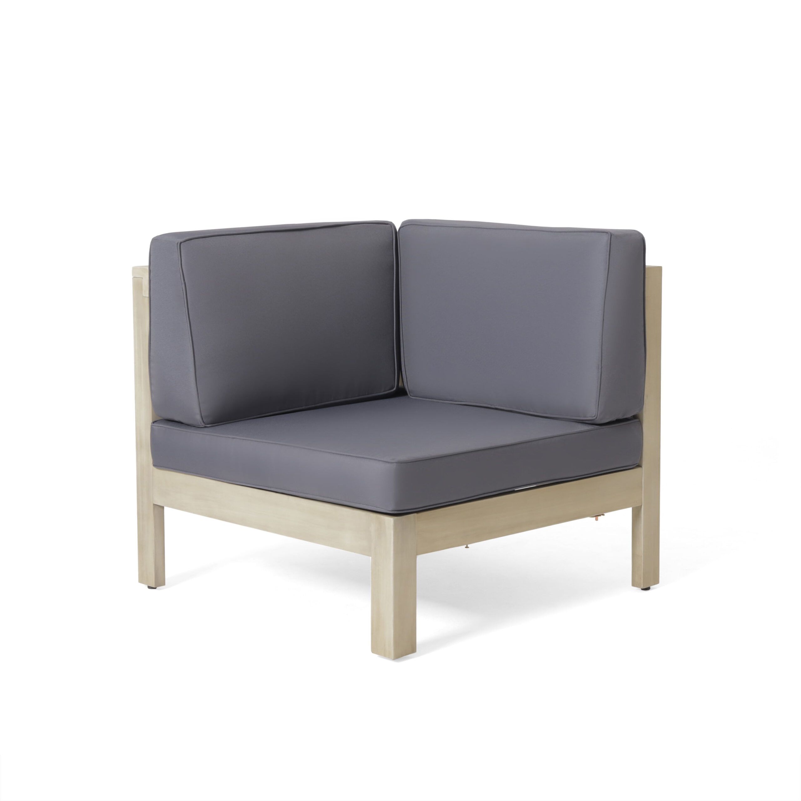 Cosotower X-Back Corner Chair, Light Grey - Walmart.com regarding Bel Air Three-Back Corner Chair, Shade/Cast Silver