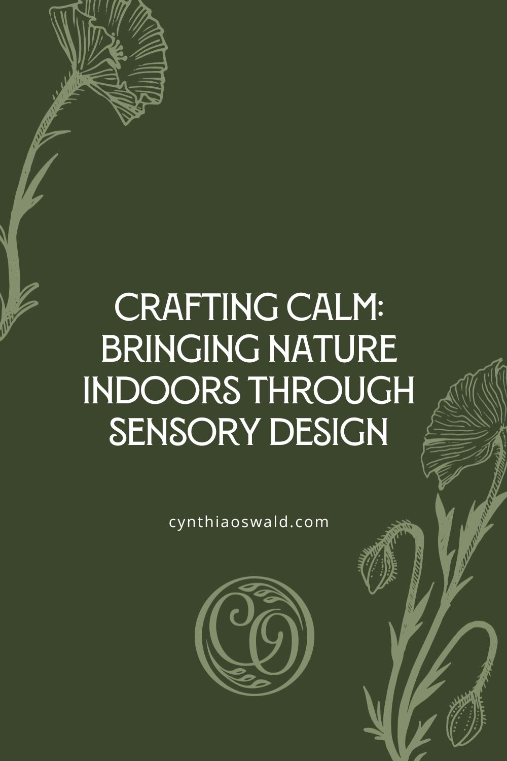 Crafting Calm: Bring Nature Indoors With The Five Senses with Bringing Nature Indoors The Artistry of the Blue and Green Leaves Pillow