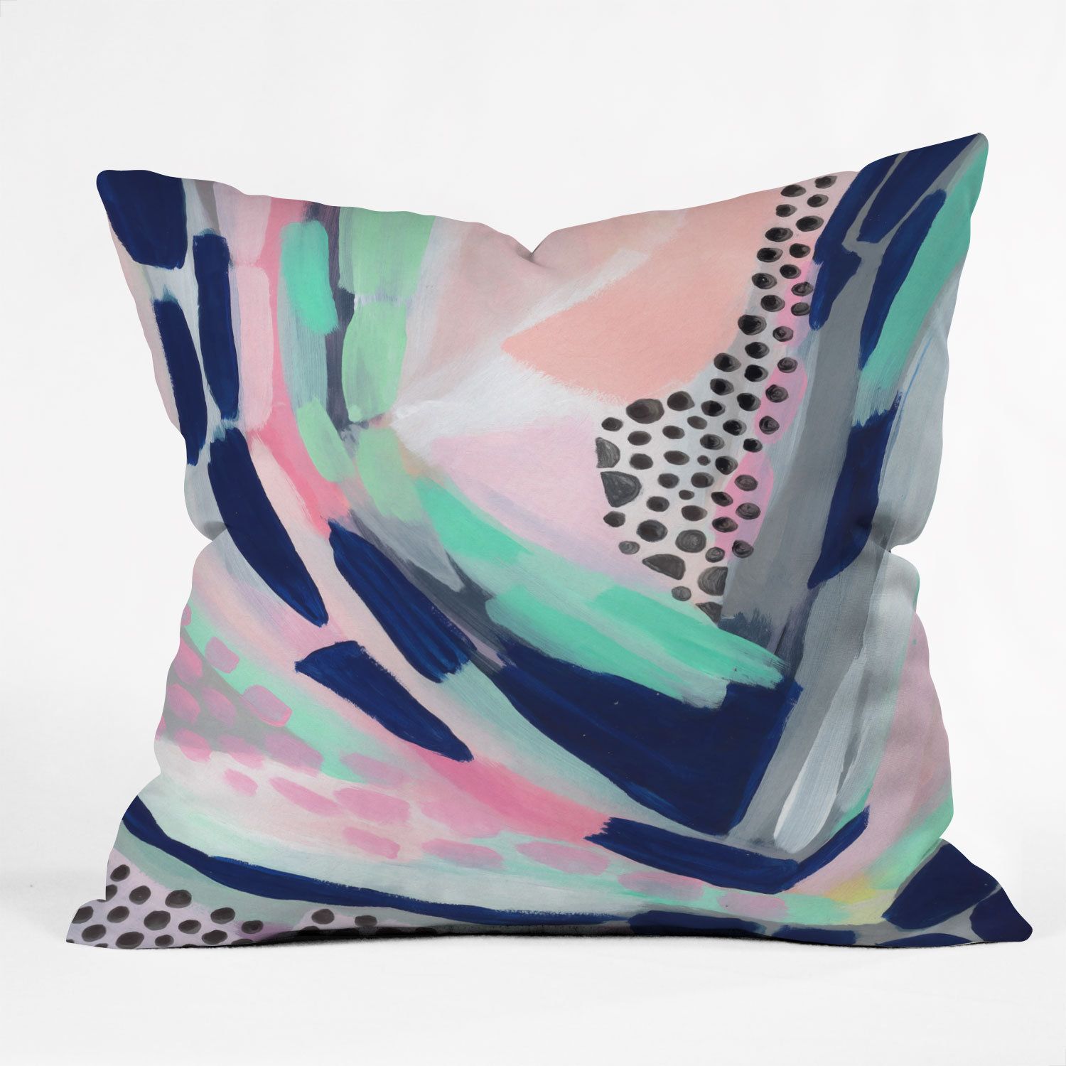 Deny Designs Laura Fedorowicz Walking My Unicorn Indoor/Outdoor Throw ... intended for Laura Fedorowicz Greenery Outdoor Throw Pillow