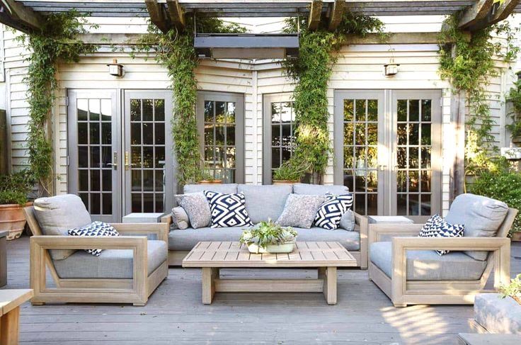 Design Ideas For Your Beautiful Home | Gray Patio Furniture, Backyard ... with regard to Choosing the right weathered grey patio seating for your outdoor space