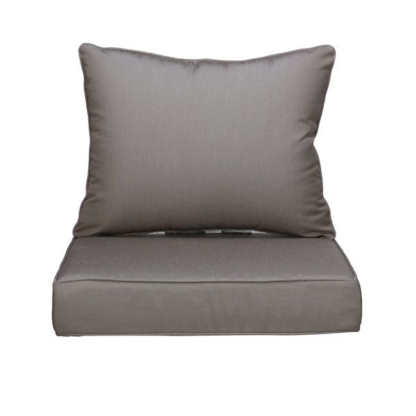 Ebern Designs Outdoor Deep Seating Cushion Set | Wayfair with regard to Designing comfortable outdoor spaces with deep seating cushion sets