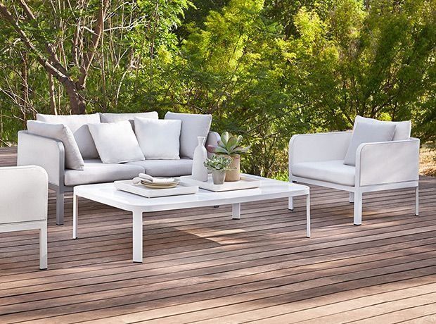 Editor's Picks: The Best White Outdoor Furniture | 1000 | White Outdoor ... pertaining to Kuna Outdoor Sofa White