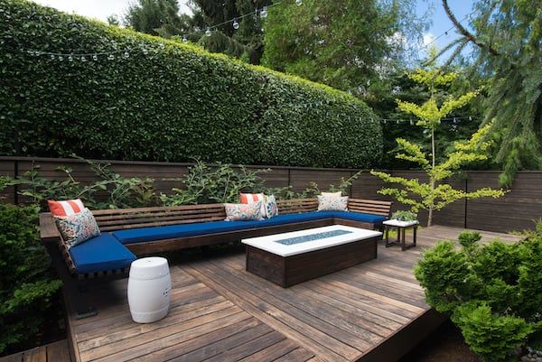 Entertaining Garden Design Ideas | Acacia Gardens regarding Catalina Outdoor Sofa, Charcoal, 3 Seat