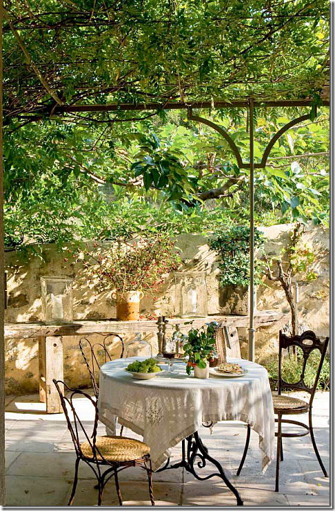 French Garden Style Outdoor Dining Area with regard to Maximizing comfort and style in outdoor dining areas