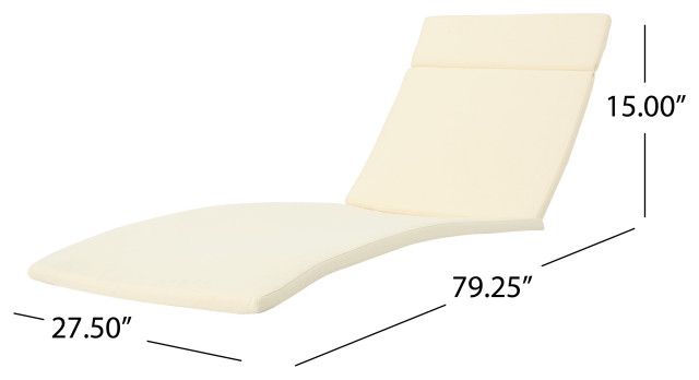 Gdf Studio Soleil Outdoor Chaise Lounge Cushion - Contemporary ... within How the GDF Studio Soleil cushion transforms outdoor living spaces