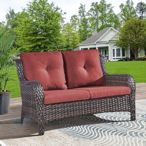 Finding Your Perfect Outdoor Hue Exploring the Appeal of Red Loveseat Cushions