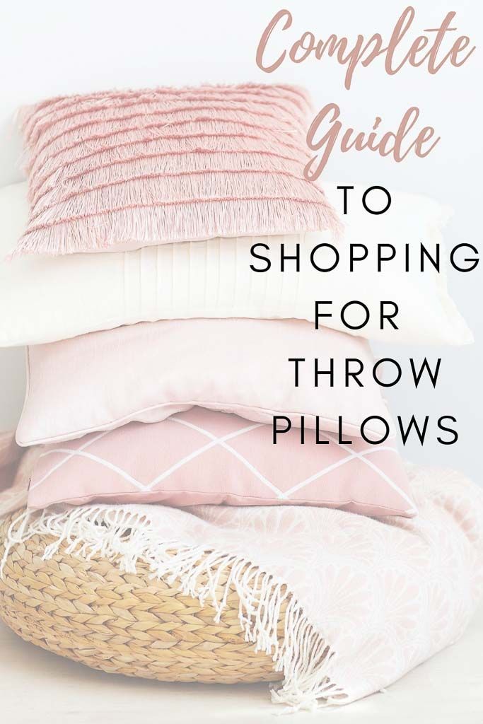 How To Choose And Style The Perfect Throw Pillows - The Lived-In Look ... with regard to The Art of Choosing Pink Decorative Pillows for Beach Homes