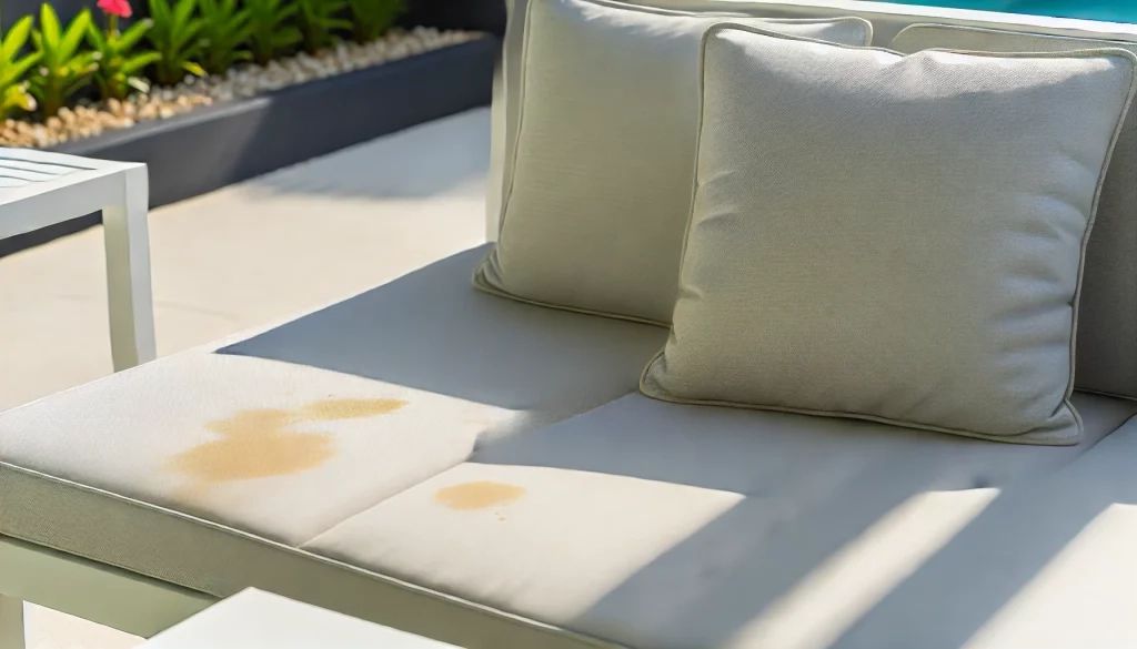 How To Clean Common Patio Cushion Stains: Keep Your Outdoor Space Fresh ... with regard to How outdoor furniture maintenance affects long-term cushion performance