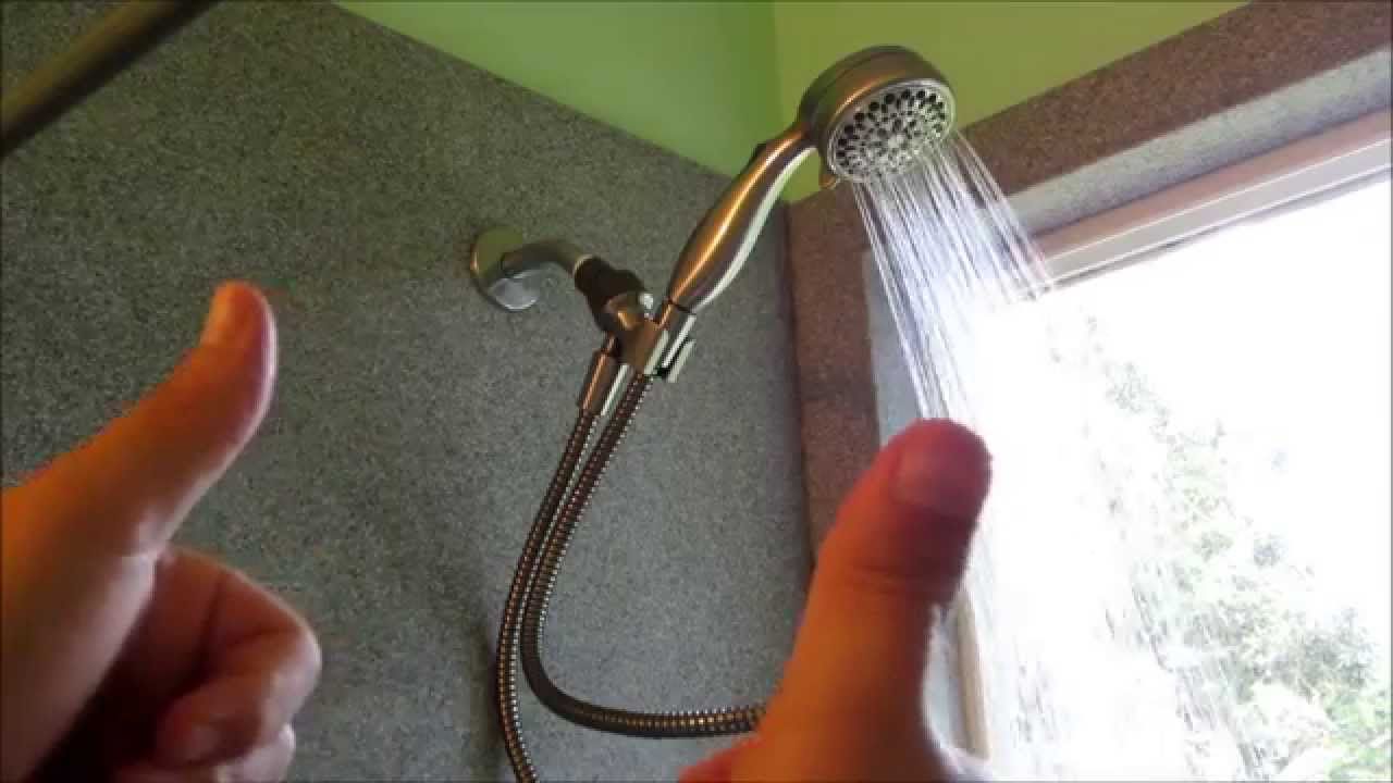 How To Connect A Hand Held Shower Head At Michael Birdwood Blog with How to Swap Out a Handheld Shower Head Using Only Your Hands