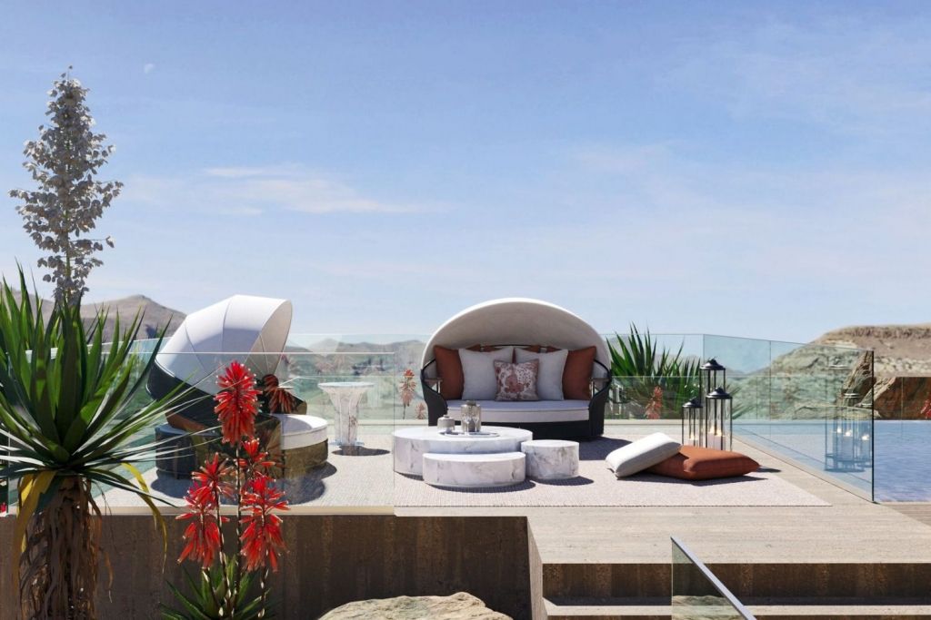 How To Create A Stunning Outdoor Oasis inside Creating an Outdoor Oasis with a Cove White Upholstery Sofa