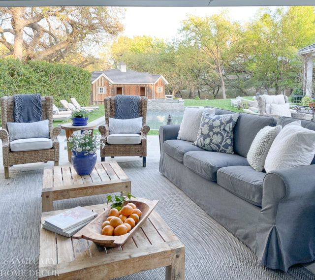 How To Decorate A Patio For Outdoor Entertaining - Sanctuary Home Decor pertaining to The Art of Outdoor Entertaining with Unique Pillow Designs