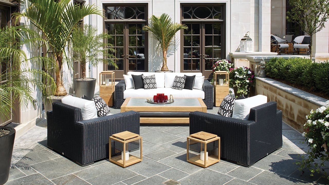 How To Design The Perfect Outdoor Space - Youtube throughout La Jolla Sunbrella Upholstered Outdoor Sofa