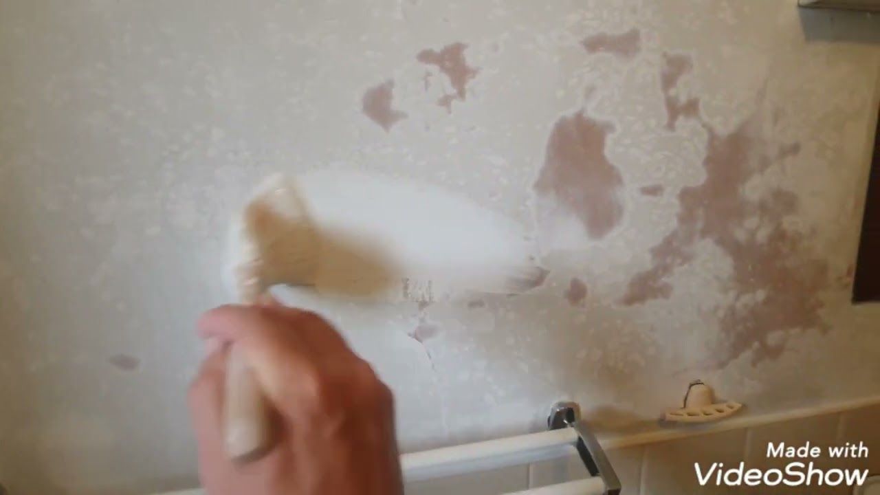 How To Fix Peeling Paint On Your Bathroom Ceiling Or Wall - Materialsix within Fix Peeling Paint In Humid Bathrooms
