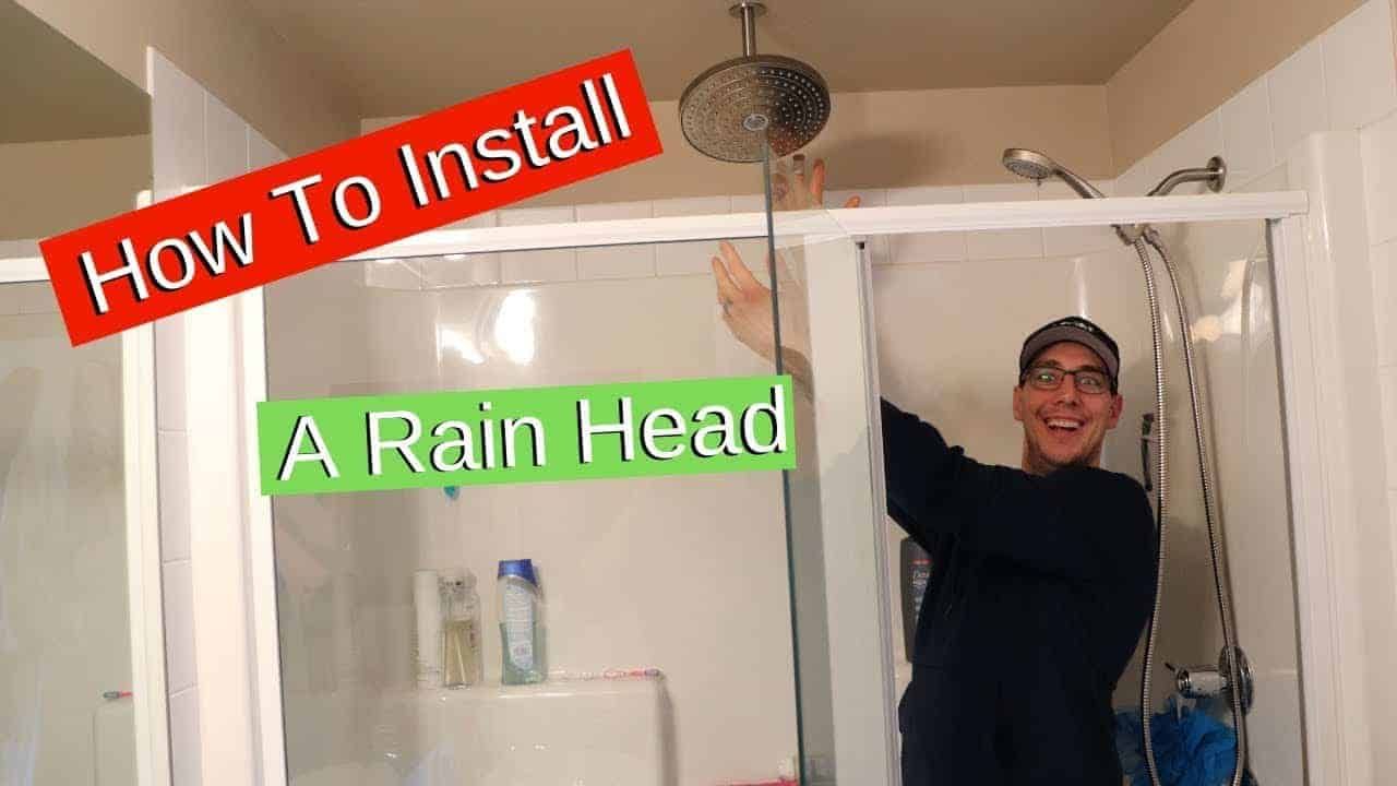 How to Mount a Rain Shower Head Without Damaging Your Walls