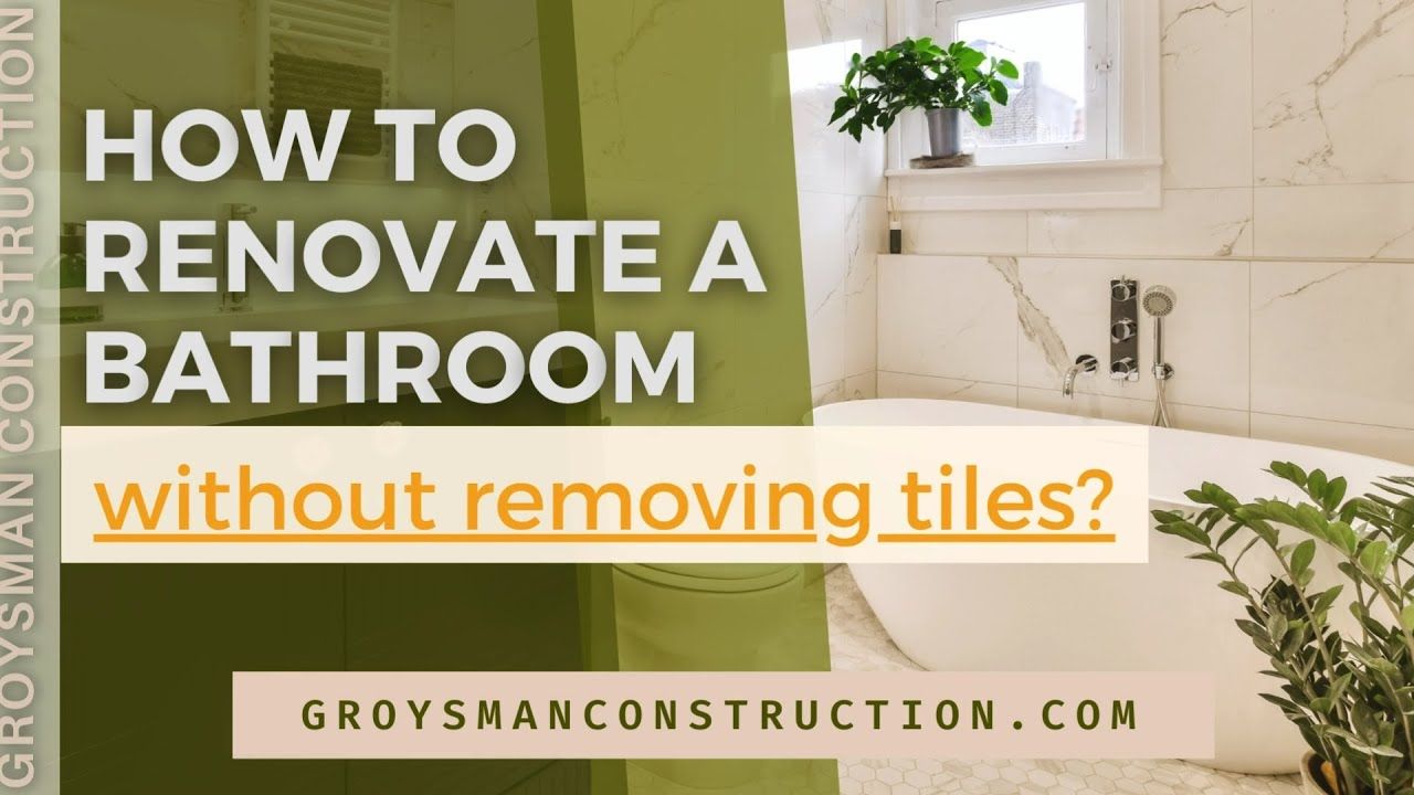 Effective method to replace shower tiles without removing existing walls