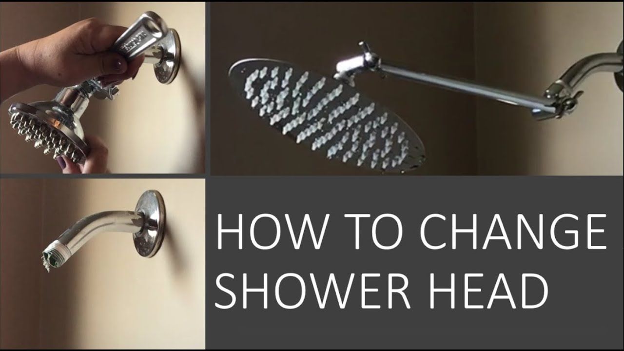 How To Replace Showerhead And Install Rain Shower Head - Youtube with regard to How to Mount a Rain Shower Head Without Damaging Your Walls