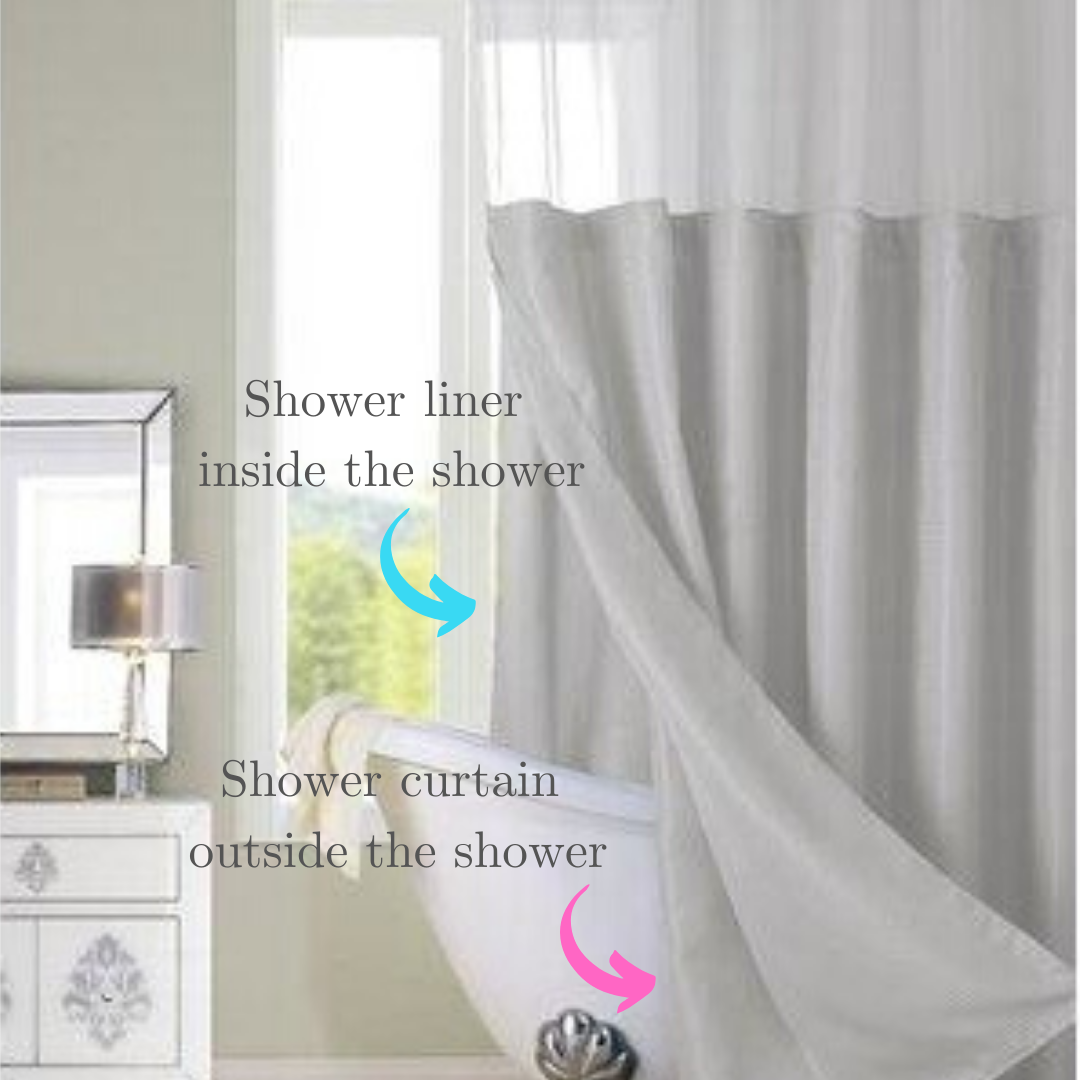 How To Shower Liners/Curtains Mold And Mildew — Maid Share - Shop ... with regard to Natural Solutions to Keep Your Shower Curtain Mold-Free